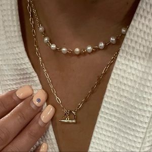 🌌Real Fresh Water Pearl Layered Necklace